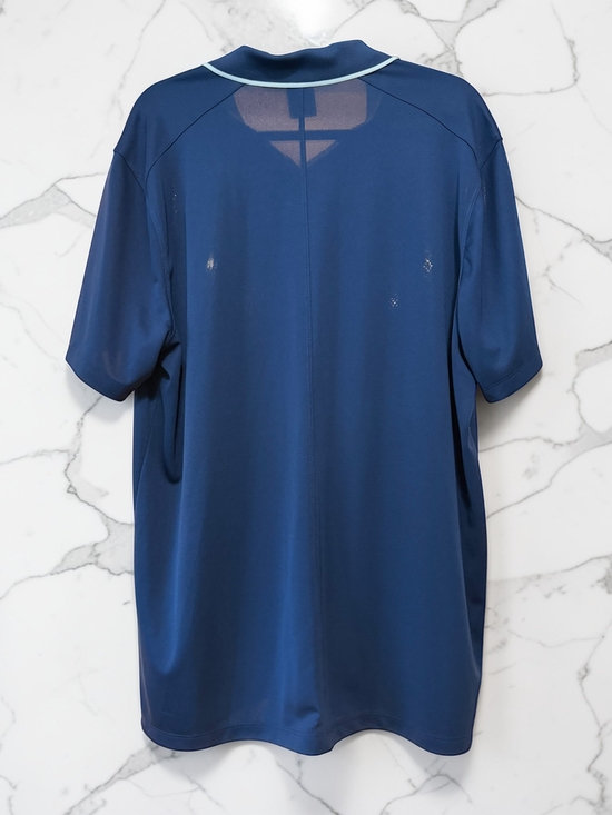 Nike Dri-FIT Polo Shirt Mens XL Penn State Basketball Nittany Lions Blue - Picture 2 of 4